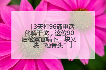 3天打96通电话化解干戈，这位90后检察官啃下一块又一块“硬骨头”