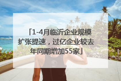 1-4月临沂企业规模扩张提速，过亿企业较去年同期增加55家