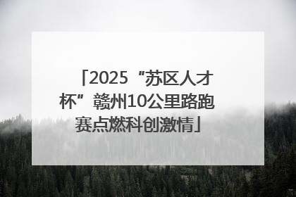 2025“苏区人才杯”赣州10公里路跑赛点燃科创激情
